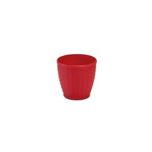 IN563-VASO RATTAN RED M2 COLOR 750M-INJEPLASTEC