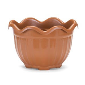 IN437-VASO FLOR GRANDE TELHA 5LTS - INJEPLASTEC