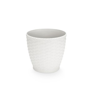 IN505-VASO RATTAN RED P BRANCO 4,6 LTS - INJEPLASTEC