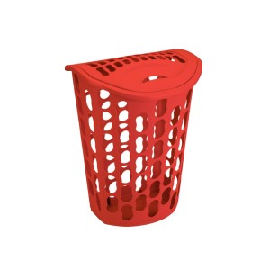 IN5090-CESTO TELADO RET. 40 LTS VERMELHO - INJEPLASTEC