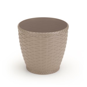 IN521-VASO RATTAN RED GDE PALHA-INJEPLASTEC