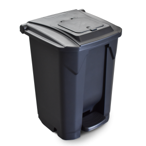 25752-LIX PEDAL 60LTS PRETA C/RODA TP CLICK- ARQPLAST