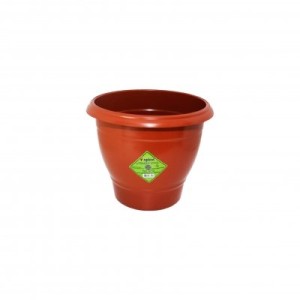 6712-VASO REDONDO5,5LTS TERRACOTA-INPLAST