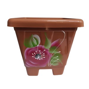 RA6013-VASO QUADRADO M 3,6L TERRACOTA DEC-RAE