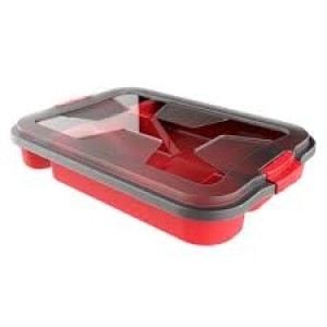 UNI1012-ORGANIZ TALHER C/ TP E TRAVA VERMELHO -UNINJET