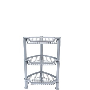 P448-FRUTEIRA TRIANG 3 PRATA - PLASNEW