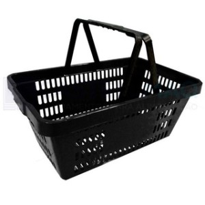 P8106-CESTA MERCADO G PRETA 21,4LTS -PLASNEW