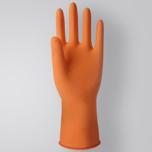 282820602-LUVAPLUS LATEX LARANJA M-SANRO