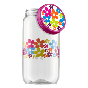 B6070-POTE 2700ML MARGARIDA LILAS-BANDEIRANTE