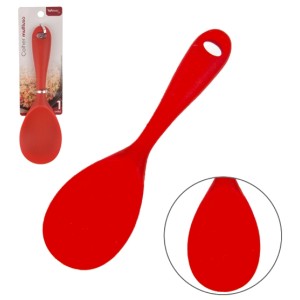 WX6120-COLHER SILICONE VERMELHA CB CURTO-CP