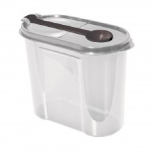 PLAS1726-POTE CAFÉ/AÇUCAR C/ COLHER-PLASUTIL