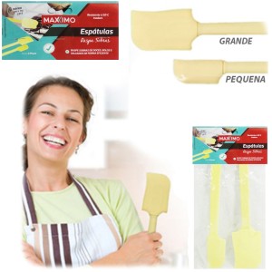 075-ESPATULA SILICONE 2 PÇS - MAXX