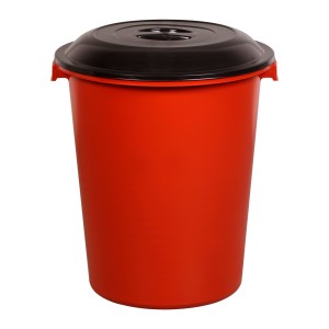 P521-CESTÃO COLOR C/ TAMPA 97 LTS -PLASNEW