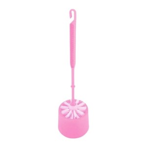 DP0152-ESCOVA SANIT PQ 34CM ROSA C/ SUPORTE-PLAN