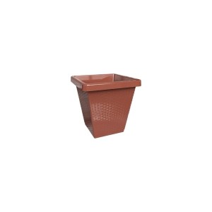 PR961-VASO QUADR RATTAN MINI N8 MARROM-PRATIC