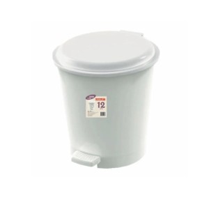 UNI0403-CESTO DE PEDAL RED. 12 LTS BRANCO-UNINJET