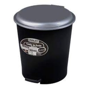 UNI0337-CESTO DE PEDAL RED 12LTS PRETO-UNINJET