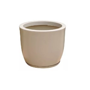 A123/2-VASO BOJO POLIDO N2 C/ PRATO BEGE-ALFA