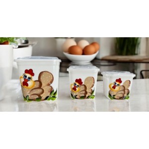 RA1071- KIT MANT. 3 PÇS COLOR DECORADO-RAE