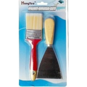 690095-KIT X2 PINCEL E ESPATULA -SHOCK