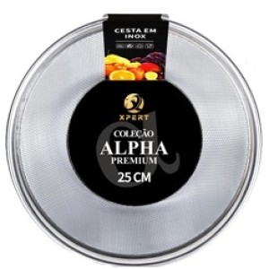 XL24103-CESTA INOX 25CM ALPHA PREMIUM-XP