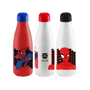 470426-SQUEEZE PET PARIS SPIDERMAN 600ML-PLASDURAN