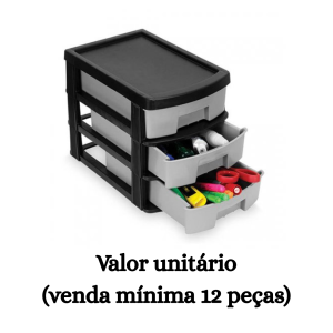 #ATACADO-VALOR UNITÁRIO P/12 PÇS-ORGANIZADOR 7030 - ARQPLAST