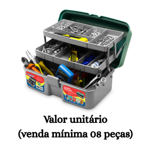 #ATACADO-VALOR UNITÁRIO P/8 PÇS-MALETA MULTIUSO ARQPLAST