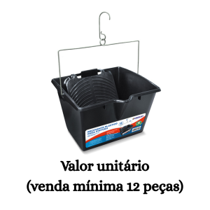 #ATACADO-VALOR UNITÁRIO P/12  PÇS-RECIPIENTE PLAST PINTURA 15LTS- ARQPLAST