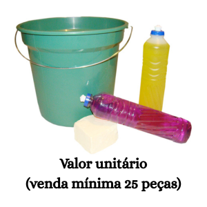 #ATACADO-VALOR UNITÁRIO P/25 PÇS-BALDE REF. 10 COLOR-CVL