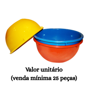 #ATACADO-VALOR UNITÁRIO P/25 PÇS-BACIA REF. 10 COR VIVA (CORPO)-CVL