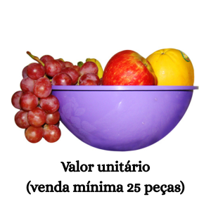 #ATACADO-VALOR UNITÁRIO P/25 PÇS-BACIA REF. 03 COR VIVA (CORPO)-CVL