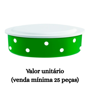 #ATACADO-VALOR UNITÁRIO P/25 PÇS-BACIA REF. 2,5 POÁ C/ TAMPA-CVL