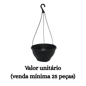 #ATACADO-VALOR UNITÁRIO P/25 PÇS-CUIA 22 PRETA C/ HASTE-CVL