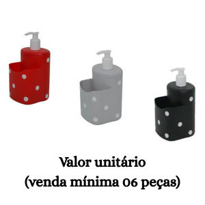 #ATACADO-VALOR UNITÁRIO P/6 PÇS-DISPENSER POÁ-CVL