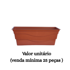 #ATACADO-VALOR UNITÁRIO P/25 PÇS-FLOREIRA M TELHA 4,0-CVL