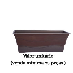 #ATACADO-VALOR UNITÁRIO P/25 PÇS-FLOREIRA M TABACO 4,0-CVL