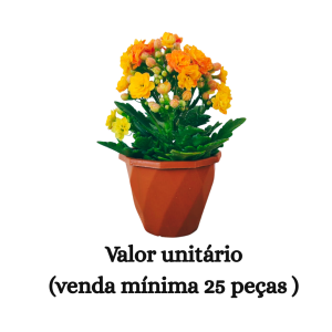 #ATACADO-VALOR UNITÁRIO P/25 PÇS-VASO DIAMANTE MINI TELHA 250ML -CVL