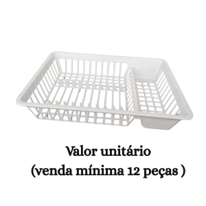 #ATACADO-VALOR UNITÁRIO P/12 PÇS-ORGANIZADOR PRATICO BRANCO-CVL