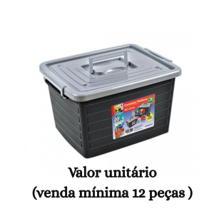 #ATACADO-VALOR UNITÁRIO P/12 PÇS - CONTAINER 30 LITROS- ARQPLAST