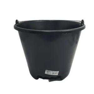 P78-BALDE REFORÇADO PRETO PEDREIRO 12 LTS -PLASNEW