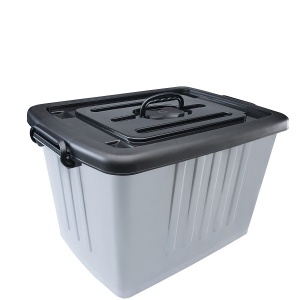 P9367-CONTAINER PLASTICO CINZA N6 77LTS-PLASNEW