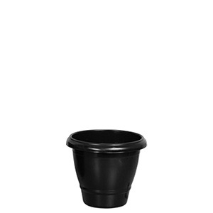 P98-VASO MEDIO REDONDO PRETO 14,5LTS-PLASNEW