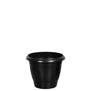 P99-VASO GD REDONDO PRETO 21,5LTS -PLASNEW