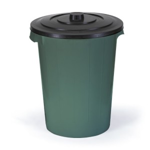 IN262-CESTO FECHADO 60LTS COLOR-INJEPLASTEC