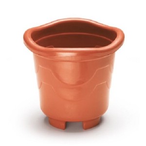 IN303-VASO REDONDO MEDIO TELHA - INJEPLASTEC